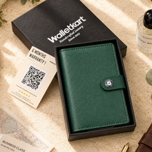 Load image into Gallery viewer, Passport Holder for Men &amp; Women | Travel Wallet with Card Slots, ID Window &amp; Cash Pocket | Secure Snap Closure | Passport Cover for Travel &amp; Documents STYLE ID#57
