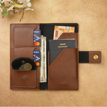 Load image into Gallery viewer, Personalized Name &amp; Charm Travel Wallet | Perfect for Men &amp; Women
