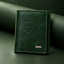 Load image into Gallery viewer, RAVELLO Premium Genuine Leather RFID Blocking Tri-Fold Men's Wallet – 7 Card Slots, 2 ID Windows, Magnetic Closure (STYLE ID #47)
