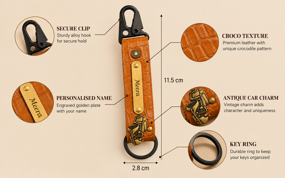Premium Personalised Keychain