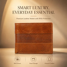 Load image into Gallery viewer, Genuine Leather Men’s Wallet – Gift for Him STYLE ID #15
