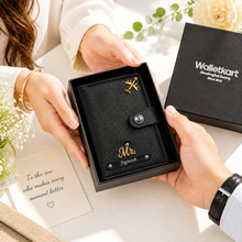 Load image into Gallery viewer, Personalized Passport Holder for Men &amp; Women with Custom Name &amp; Charm | Travel Wallet with Card Slots, ID Window &amp; Cash Pocket | Secure Snap Closure | Passport Cover
