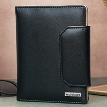 Load image into Gallery viewer, Family Passport Organizer Holder for 3 Passports | Travel Document Wallet with 8 Card Slots, Cash Pocket, Boarding Pass Holder &amp; Secure Snap Closure | Passport Cover for Men &amp; Women (STYLE ID#49)
