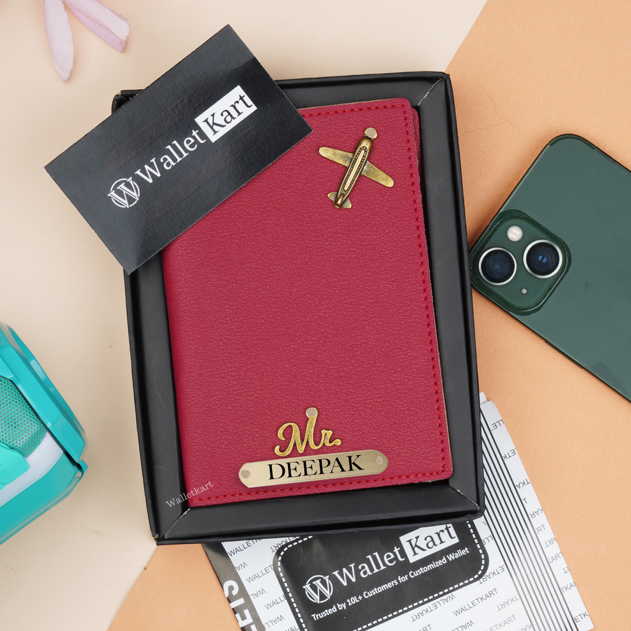 Stock Clearance Sale – Personalised Passport Cover with Name | Limited Stock