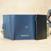 Load image into Gallery viewer, Slim Metal Card Wallet for Men's &amp; Women's - Smart Pop-Up Design with Secure Lock (STYLE ID #34)
