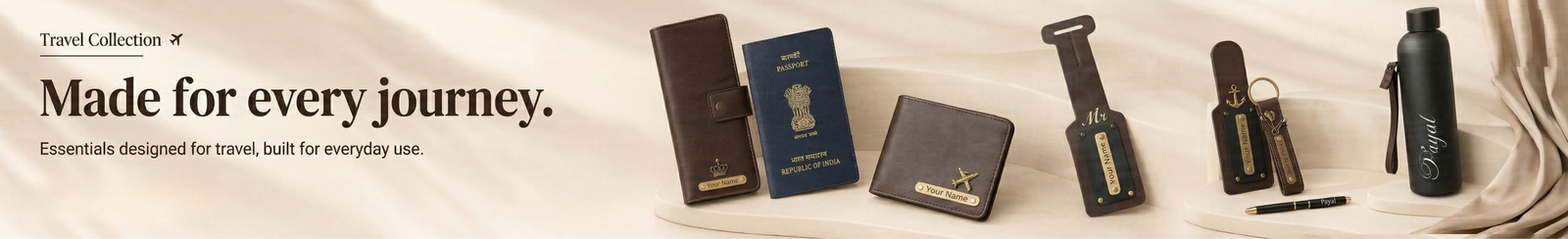 Personalised Travel Essentials