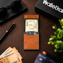 Load image into Gallery viewer, Premium Genuine Leather Slim Card Holder Wallet for Men | Compact Cash &amp; Card Organizer (Style ID #41)
