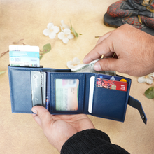 Load image into Gallery viewer, Slim Metal Card Wallet for Men's &amp; Women's - Smart Pop-Up Design with Secure Lock (STYLE ID #34)
