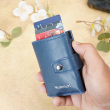 Load image into Gallery viewer, Slim Metal Card Wallet for Men's &amp; Women's - Smart Pop-Up Design with Secure Lock (STYLE ID #34)
