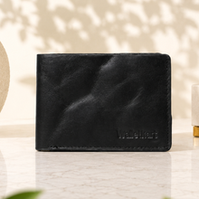 Load image into Gallery viewer, Oil Crunch Men's Genuine Leather Bi-Fold Wallet – 4 Card Slots, 1 Cash Compartment, Ultra-Slim Wallet (STYLE ID #29)
