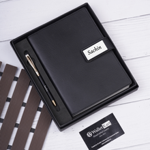 Load image into Gallery viewer, Personalized Diary with Dimond  Pen Combo Gift Set for All
