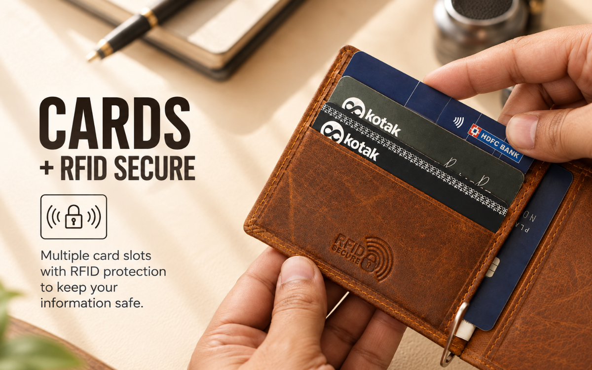 MULTIPLE CARD SLOTS WITH RFID PROTECTION