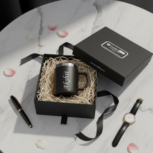 Load image into Gallery viewer, Customized Stainless Steel Coffee Mug | Matte Black
