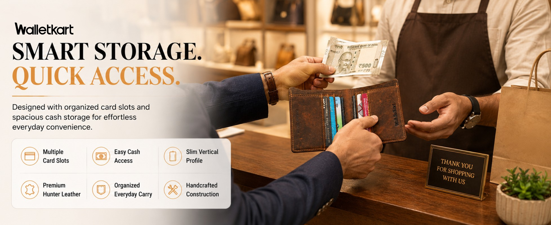 Hunter Leather Vertical Wallet for Men | Genuine Leather Tall Bifold Wallet with Multiple Card Slots & Cash Compartment