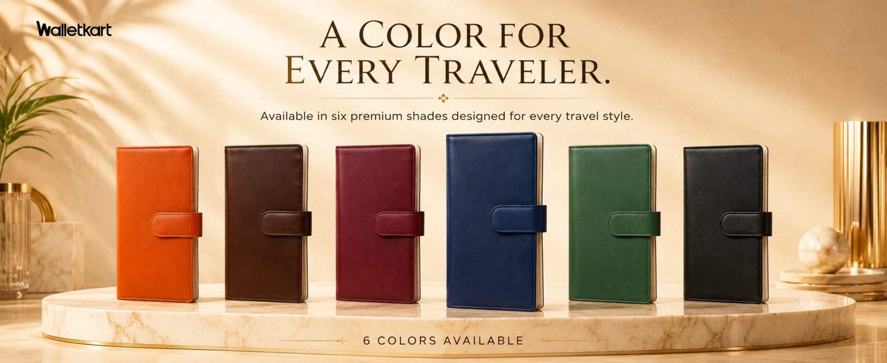 Family Passport Organizer | Holds 4 Passports | 4-in-1 Travel Document Wallet with Card Slots, Cash Pocket, ID Window & Zipper Coin Pocket