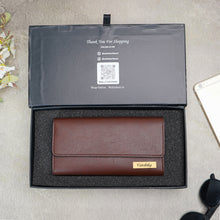 Load image into Gallery viewer, Personalised Premium Women’s Clutch with Name for Stylish Everyday Use
