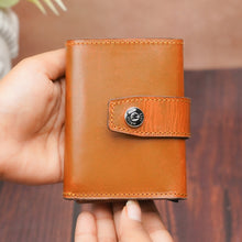 Load image into Gallery viewer, WALLETKART VELARO Signature Edition | Premium Genuine Leather RFID Wallet for Men (STYLE ID #45 )
