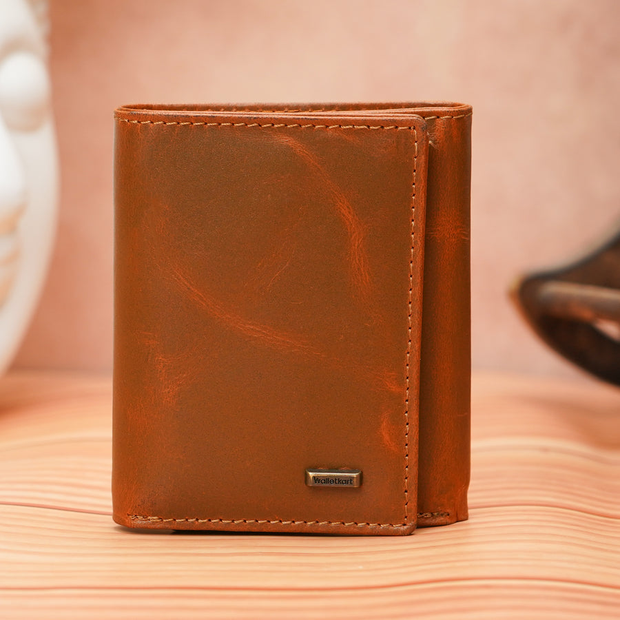 WALLETKART RAVELLO Premium Genuine Leather Wallet for Men | RFID Secure & Compact Design (Style ID #47)