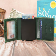 Load image into Gallery viewer, WALLETKART ELVOR Executive Genuine Leather Wallet for Men | RFID Secure Pop-Up Card Holder with ID Window (Style ID #48)
