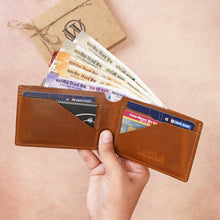 Load image into Gallery viewer, Premium Handcrafted Genuine Leather Men&#39;s Wallet with Customization (STYLE ID #29)
