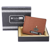 Load image into Gallery viewer, Personalized  Leather Name Wallet For Men
