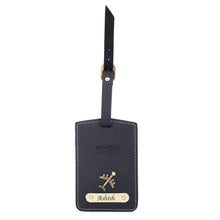 Load image into Gallery viewer, Personalised Luggage Tag with Name &amp; Charm
