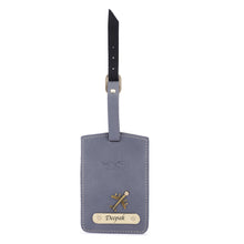 Load image into Gallery viewer, Personalised Luggage Tag with Name &amp; Charm
