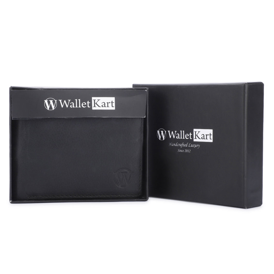 Genuine Leather Wallet for Men (Black)