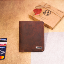 Load image into Gallery viewer, Luxury Personalized Handcrafted Genuine Leather Men’s Wallet | Perfect Gift for Him ( style ID 25 )
