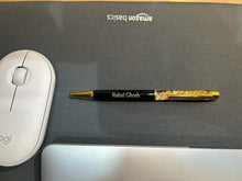 Load image into Gallery viewer, Personalised Pen with Name (Golden Flakes)
