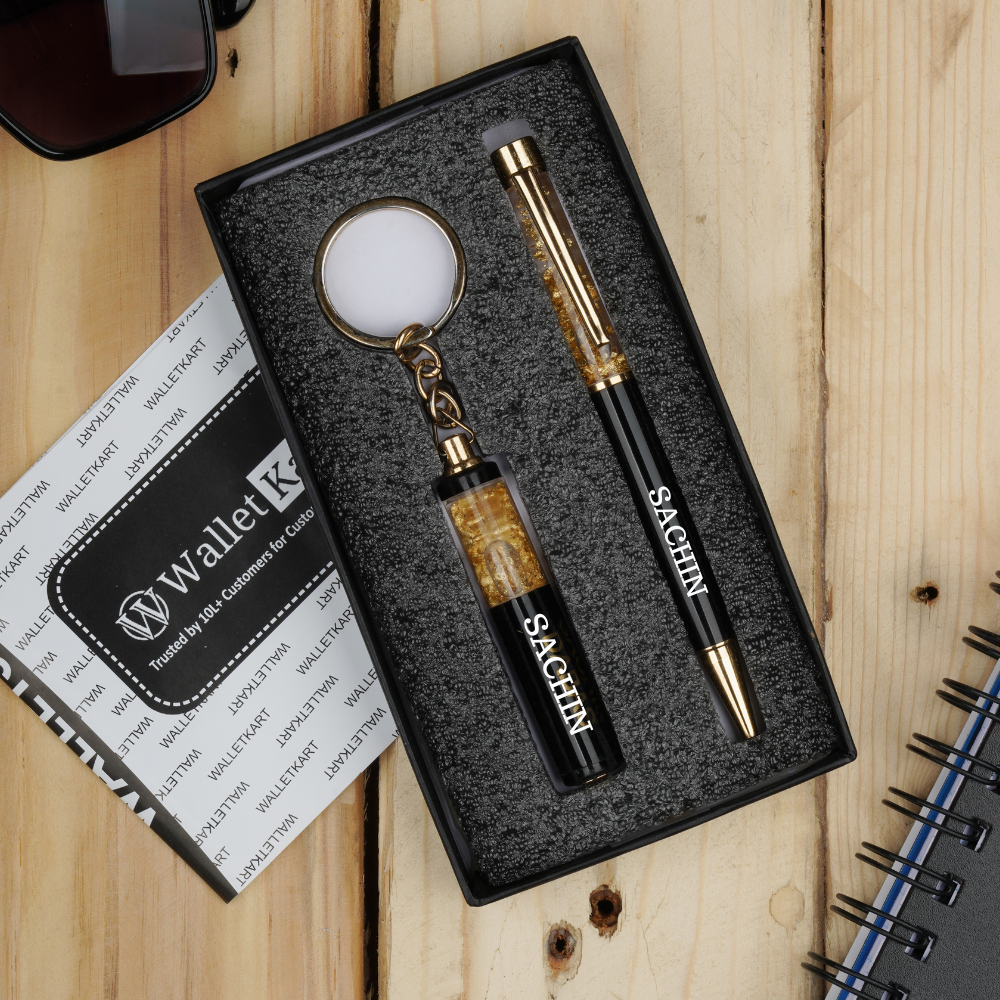 Personalised Pen & Keychain Combo