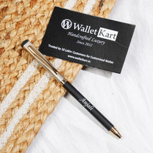 Load image into Gallery viewer, Personalized Leather Name Women&#39;s Clutch Metal Keychain Dairy Pen Perfume and H2GO Bottle | Best Customized ( 6 in 1 ) Gift Combo for Girlfriend Friend Wife Mother &amp; Sister
