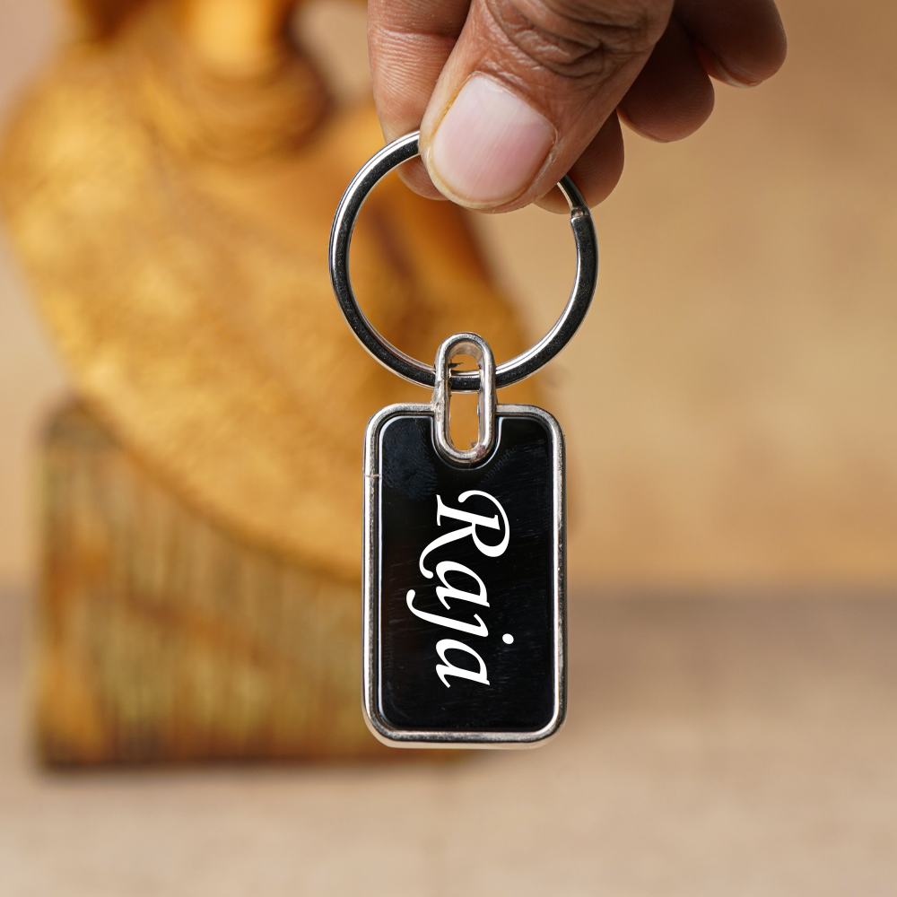 Personalized Metal Keychain with Name For Men/Women