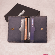 Load image into Gallery viewer, Personalised Bifold Card Holder Wallet with Name &amp; Charm for Men &amp; Women (STYLE ID#46)
