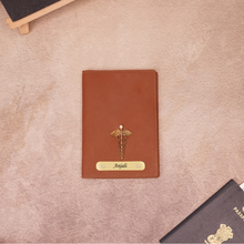 Load image into Gallery viewer, Personalized Couple Passport Cover Combo with Name &amp; Charm
