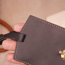 Load image into Gallery viewer, Personalised Luggage Tag with Name &amp; Charm
