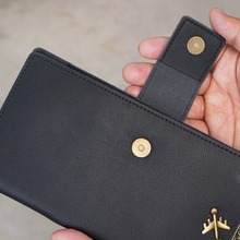 Load image into Gallery viewer, Personalized Travel Wallet with Name &amp; Charm for Men/Women
