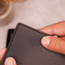 Load image into Gallery viewer, Elegant Personalized Passport Case with Name on leather strip with hand embossed
