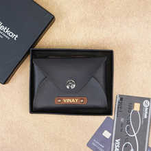 Load image into Gallery viewer, Personalized Leather travel Card Holder | Perfect for Him &amp; Her
