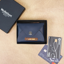 Load image into Gallery viewer, Personalized Leather travel Card Holder | Perfect for Him &amp; Her
