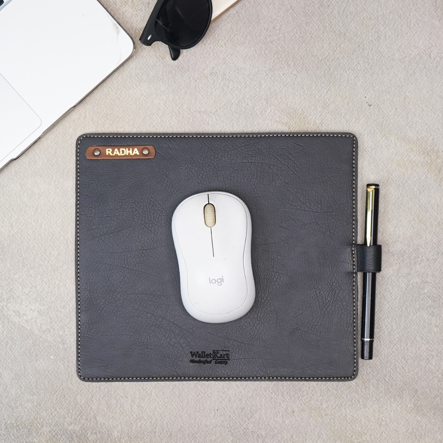 Classic Customized Leather Mouse Pad | Premium Desk Essentials