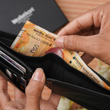 Load image into Gallery viewer, Premium Quality Genuine Leather Name | Name Printed Leather Wallet Gift STYLE ID #21)
