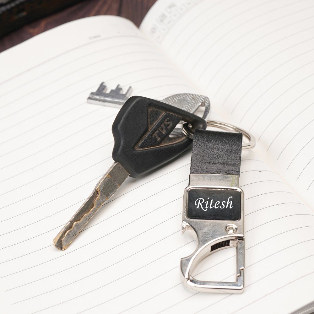 Personalized Metal Keychain with Name For Men/Women (3.0)