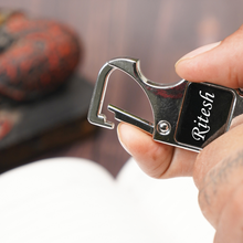 Load image into Gallery viewer, Personalized Metal Keychain with Name For Men/Women (3.0)
