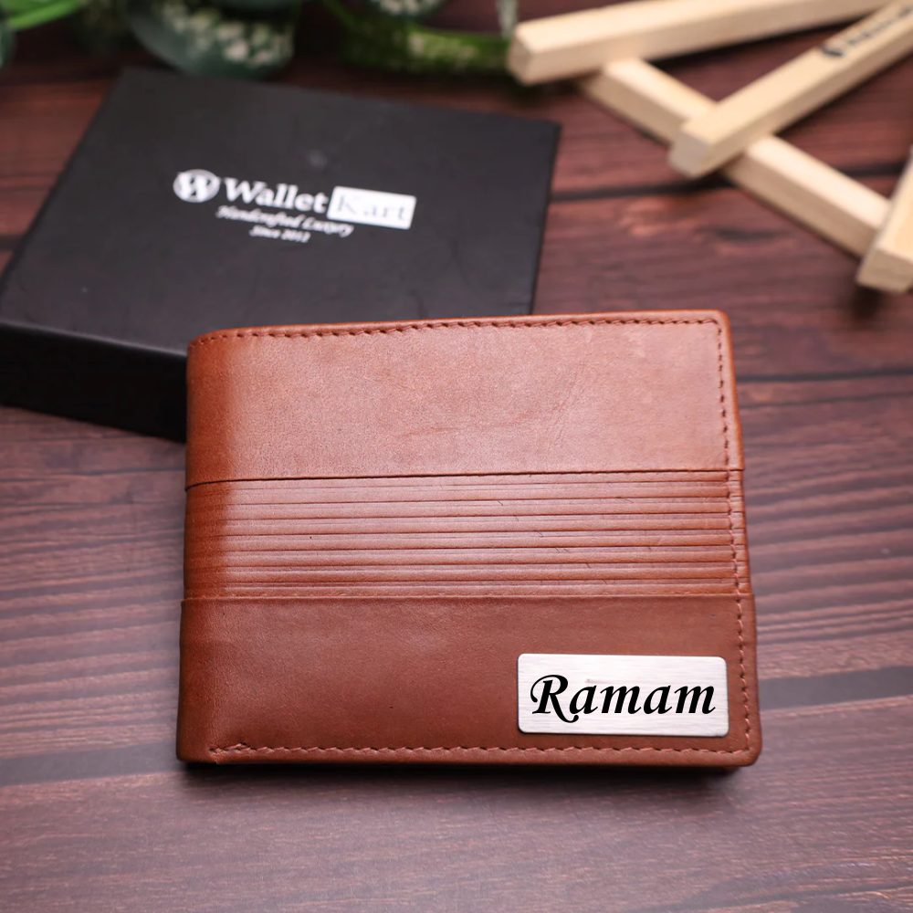 Premium Genuine Leather Men’s Wallet – Personalized Gift for Him(Style ID 15.0)