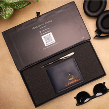 Load image into Gallery viewer, Premium 2-in-1 Gift – Custom Leather Wallet and Pen Combo
