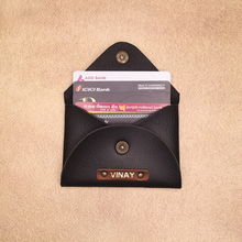 Load image into Gallery viewer, Personalized Leather Card Holder | Perfect for Him &amp; Her
