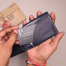 Load image into Gallery viewer, Stylish Handcrafted Leather Wallet and Pen Combo | Premium Personalized Gift Combo for your Loved one&#39;s (STYLE ID #23)

