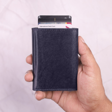 Load image into Gallery viewer, Elegant Genuine Leather Men&#39;s Metal Card Holder – Perfect for Professionals (STYLE ID #26)
