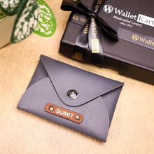 Load image into Gallery viewer, Personalized Leather Card Holder | Perfect for Him &amp; Her
